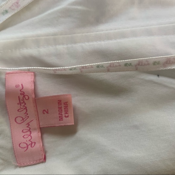 Lilly Pulitzer strapless dress size 2 - Picture 6 of 7